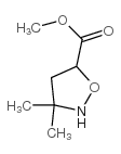 5-Isoxazolidinecarboxylicacid,3,3-dimethyl-,methylester(9CI)结构式