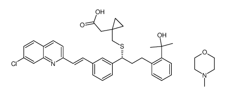 montelukast N-methyl-morpholine salt Structure