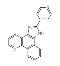 2-(Pyridin-4-yl)-1H-imidazo[4,5-f][1,10]phenanthroline结构式