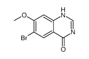 4(3H)-Quinazolinone, 6-bromo-7-methoxy结构式