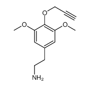 2-(3,5-dimethoxy-4-prop-2-ynoxyphenyl)ethanamine Structure