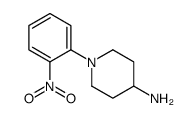 1-(2-硝基苯基)哌啶-4-胺结构式