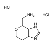 1,4,6,7-tetrahydropyrano[3,4-d]imidazol-4-ylmethanamine,dihydrochloride Structure