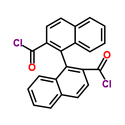 1,1'-Binaphthalene-2,2'-dicarbonyl dichloride Structure