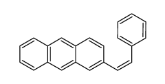 cis-2-styrylanthracene Structure