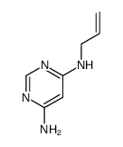 N4-allyl-pyrimidine-4,6-diyldiamine Structure