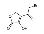 3-(2-bromoacetyl)-4-hydroxy-2H-furan-5-one Structure