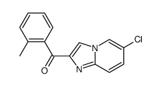 (6-chloroimidazo[1,2-a]pyridin-2-yl)(2-methylphenyl)methanone Structure