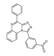 1-(3-nitro-phenyl)-4-phenyl-[1,2,4]triazolo[4,3-a]quinoxaline结构式