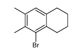 5-bromo-6,7-dimethyl-1,2,3,4-tetrahydro-naphthalene Structure