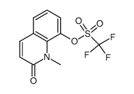 1-methyl-2-oxo-1,2-dihydro-8-quinolinyl trifluoromethanesulfonate Structure