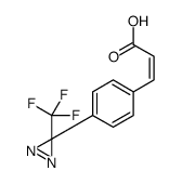 (2E)-3-{4-[3-(Trifluoromethyl)-3H-diaziren-3-yl]phenyl}acrylic ac id Structure