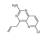 6-chloro-4-allyl-pyrido[3,2-d]pyrimidin-2-ylamine Structure