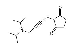 1-(4-Diisopropylamino-but-2-ynyl)-pyrrolidine-2,5-dione Structure