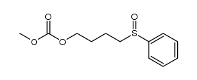 methyl (4-(phenylsulfinyl)butyl) carbonate结构式