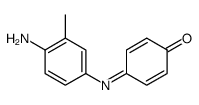 4-[(4-amino-3-methylphenyl)imino]cyclohexa-2,5-dien-1-one Structure