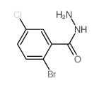 2-Bromo-5-chlorobenzhydrazide structure