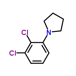 PYRROLIDINE, 1-(2,3-DICHLOROPHENYL)- Structure