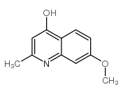 7-METHOXY-2-METHYLQUINOLIN-4-OL structure