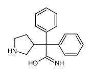 2,2-diphenyl-2-pyrrolidin-3-ylacetamide Structure