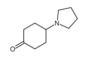 4-(吡咯烷-1-基)环己-1-酮结构式