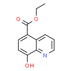 8-羟基喹啉-5-羧酸乙酯结构式