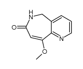 6,7-dihydro-9-methoxy-5H-pyrido[3,2-c]azepine-7-one Structure