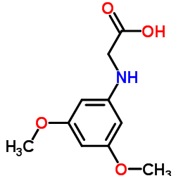 N-(3,5-Dimethoxyphenyl)glycine Structure