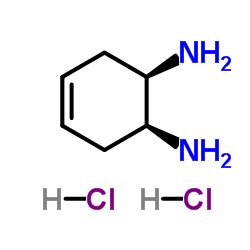 (1R,2S)-4-Cyclohexene-1,2-diamine dihydrochloride Structure