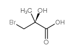 (2S)-3-溴-2-羟基-2-甲基丙酸结构式