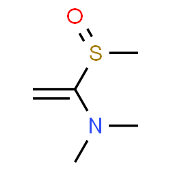 Ethenamine, N,N-dimethyl-2-(methylsulfinyl)- (9CI) structure