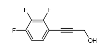 3-(2,3,4-trifluorophenyl)-2-propyne-1-ol结构式