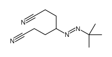 4-(tert-butyldiazenyl)heptanedinitrile Structure