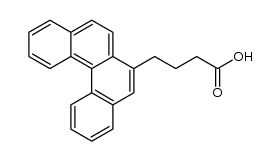 4-(6-benzo[c]phenanthrenyl)butyric acid结构式