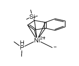 (1-SiMe3-Ind)Ni(PMe3)Me Structure