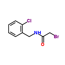 2-Bromo-N-(2-chlorobenzyl)acetamide Structure