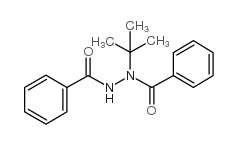 1,2-dibenzoyl-1-(t-butyl)hydrazine Structure
