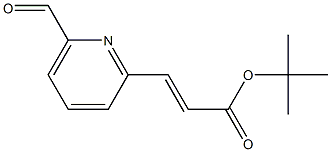 (E)-tert-butyl 3-(6-formylpyridin-2-yl)acrylate Structure