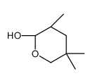 (2R,3R)-3,5,5-trimethyloxan-2-ol结构式