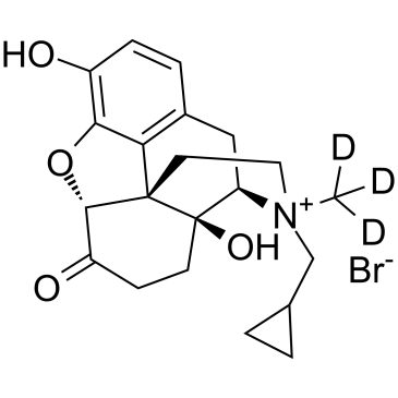 Methylnaltrexone D3 Bromide结构式