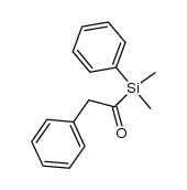 1-(dimethyl(phenyl)silyl)-2-phenylethanone Structure