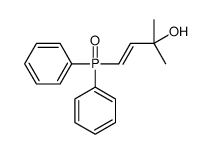 4-diphenylphosphoryl-2-methylbut-3-en-2-ol Structure