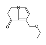 7-(ethoxymethyl)-2,3-dihydropyrrolizin-1-one结构式