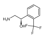 (R)-2-Amino-1-(2-trifluoromethyl-phenyl)-ethanol结构式