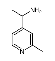 4-Pyridinemethanamine,alpha,2-dimethyl-(9CI) Structure