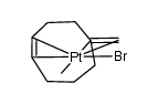 trans-{bromomethyl((1,2,5,9-η4)-5-methylenecyclooctene)platinum(II)}结构式