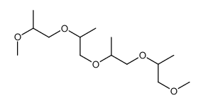 1-methoxy-2-[2-[2-(2-methoxypropoxy)propoxy]propoxy]propane结构式