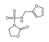 N-(furan-2-ylmethyl)-2-oxo-1,3-oxazolidine-3-sulfonamide Structure