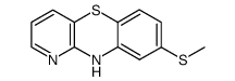 8-methylsulfanyl-10H-benzo[b]pyrido[2,3-e][1,4]thiazine结构式