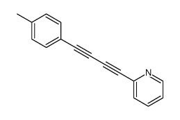 2-[4-(4-methylphenyl)buta-1,3-diynyl]pyridine Structure